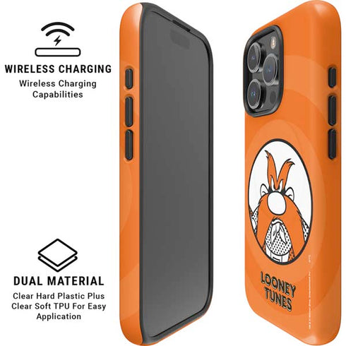 Looney Tunes Yosemite Sam Full iPhone 16 Pro Max Magsafe Impact Case